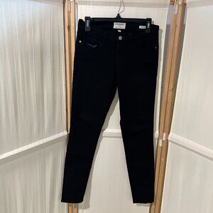 Womens FRAME Denim Sz 27 Black Le Skinny de Jeanne Jeans